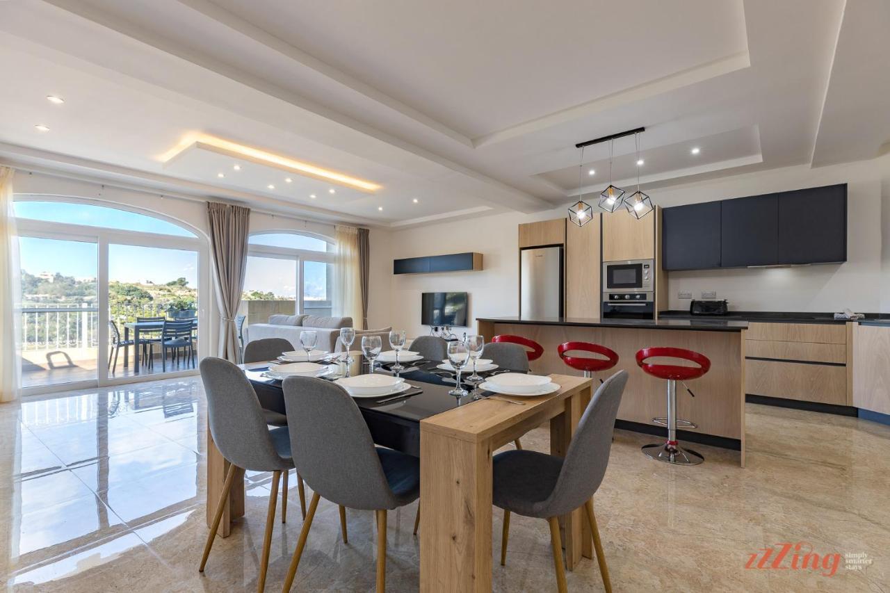Gozo - Apartment With Stunning Views & Shared Pool Xaghra Ngoại thất bức ảnh